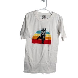 Hanna Andersson Star Wars The Mandalorian Shirt Youth 12 White Top